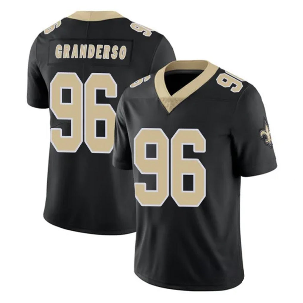 My Store NO.Saints #96 Carl Granderson Player Black Limited Vapor Untouchable Home Game Stitched Jerseys