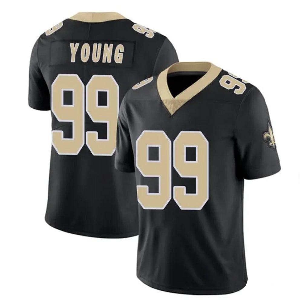 My Store NO.Saints #99 Chase Young Player Black Limited Vapor Untouchable Home Game Stitched Jerseys