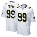 My Store NO.Saints #99 Chase Young Player White Home Game Stitched Jerseys