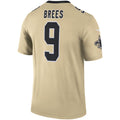 My Store NO.Saints #9 Drew Brees Gold Inverted Legend Stitched Jerseys