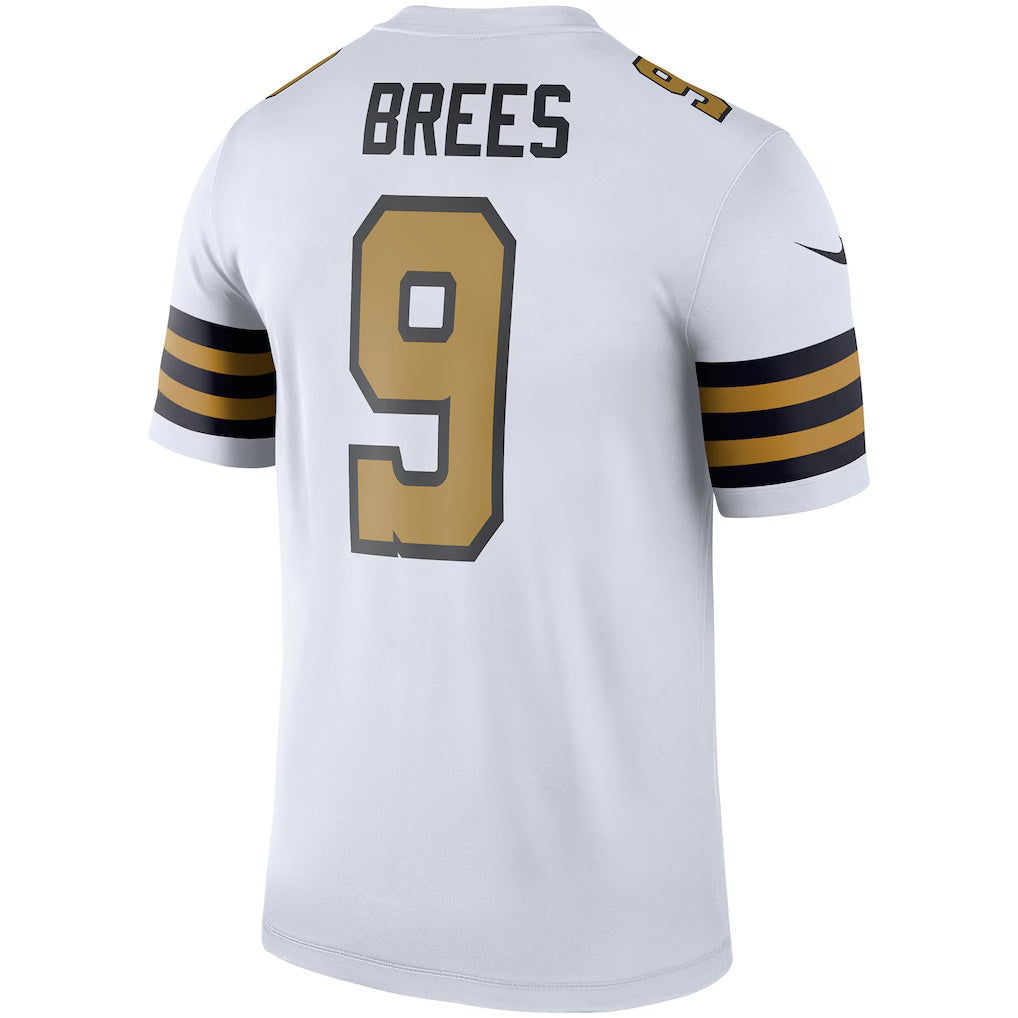 My Store NO.Saints #9 Drew Brees White Alternate Legend Player Performance Top Stitched Jerseys