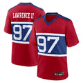 My Store NY.Giants #97 Dexter Lawrence II Player Red Secondary Throwback Alternate Jerseys