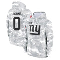 My Store NY.Giants #0 Brian Burns Player Arctic Camo Salute to Service Hoodies Stitched Jerseys