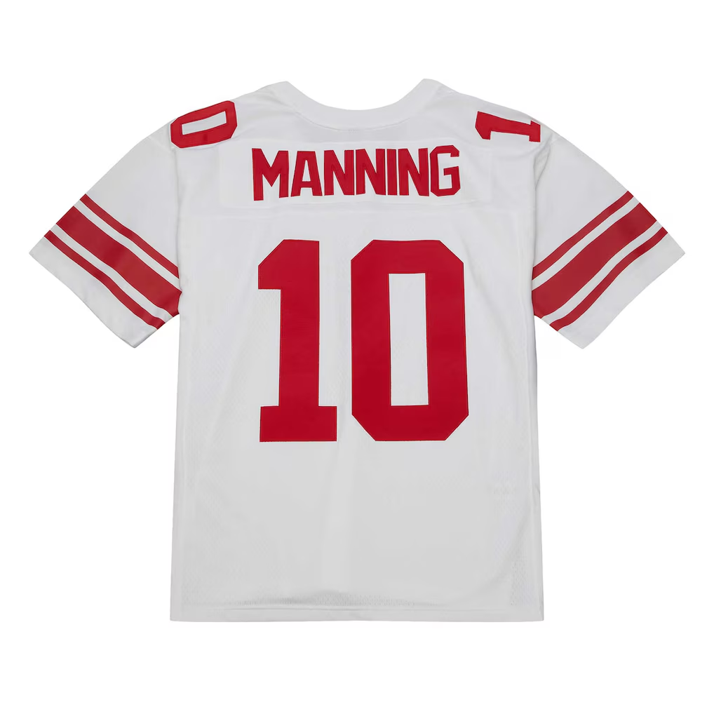 My Store NY.Giants #10 Eli Manning Mitchell & Ness White Legacy Replica Puhic Stitched Jerseys