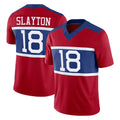 My Store NY.Giants #18 Darius Slayton Player Red Century Vapor F.U.S.E. Home Game Stitched Jerseys