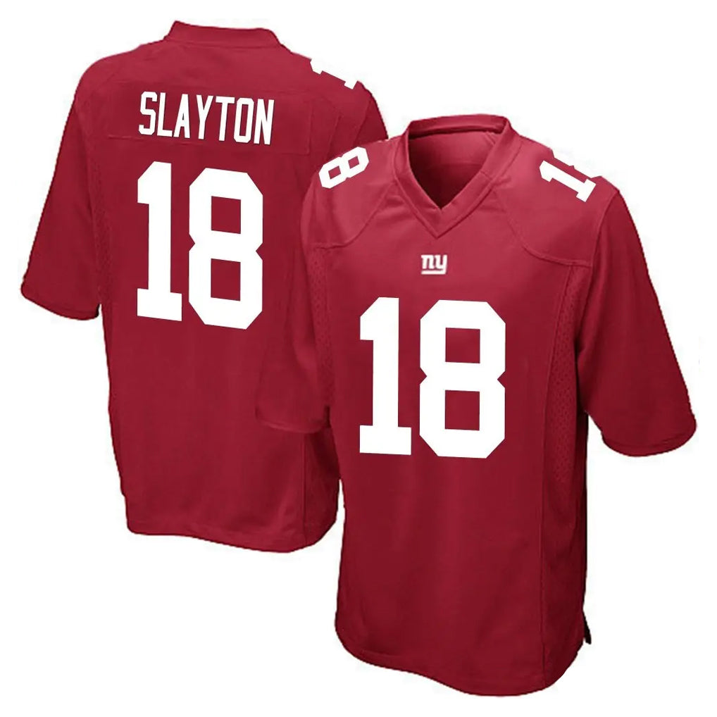 My Store NY.Giants #18 Darius Slayton Player Red Home Game Stitched Jerseys