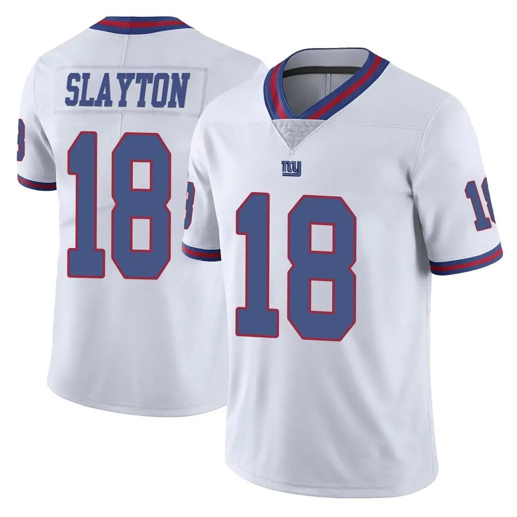 My Store NY.Giants #18 Darius Slayton Player White Color Rush Home Game Stitched Jerseys