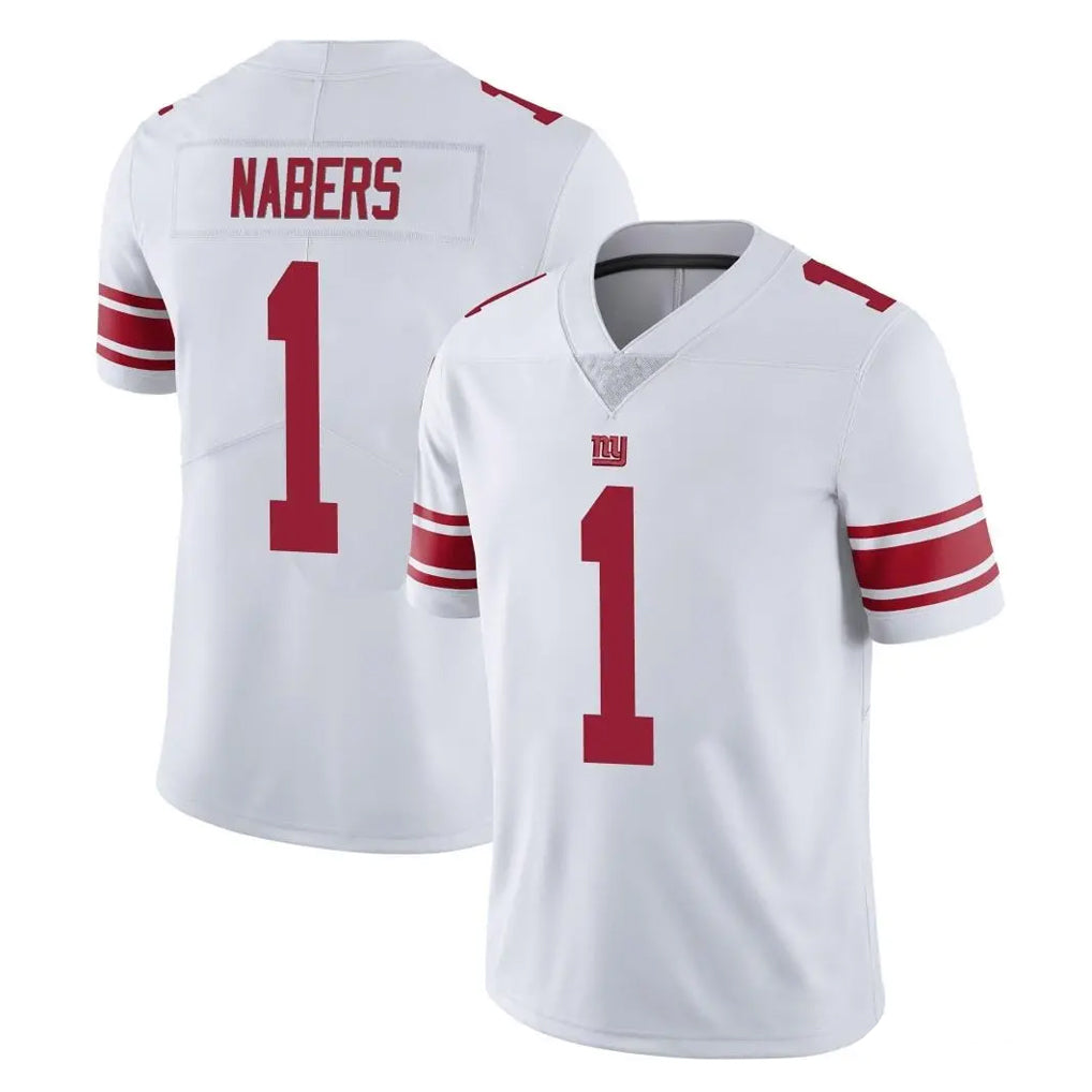 My Store NY.Giants #1 Malik Nabers Player White Limited Vapor Untouchable Home Game Stitched Jerseys