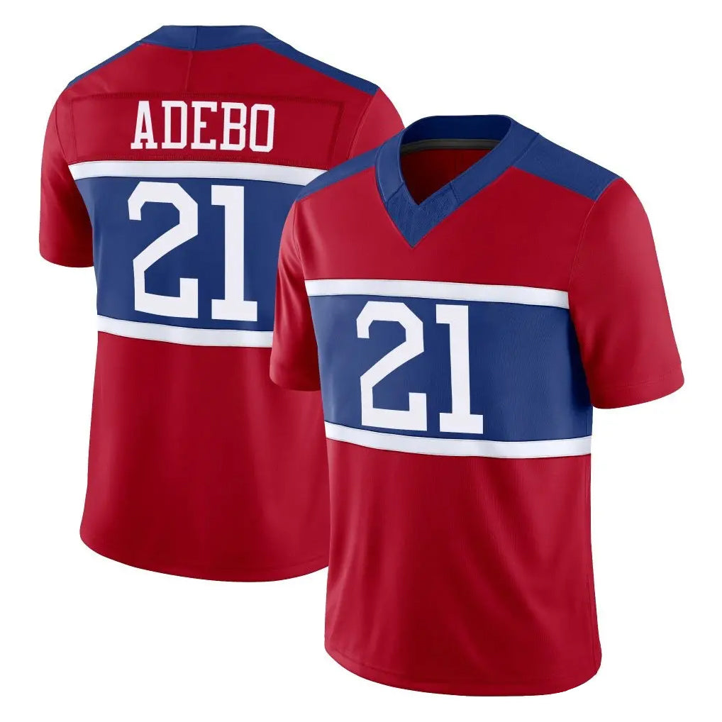 My Store NY.Giants #21 Paulson Adebo Player Red Century Vapor F.U.S.E. Home Game Stitched Jerseys
