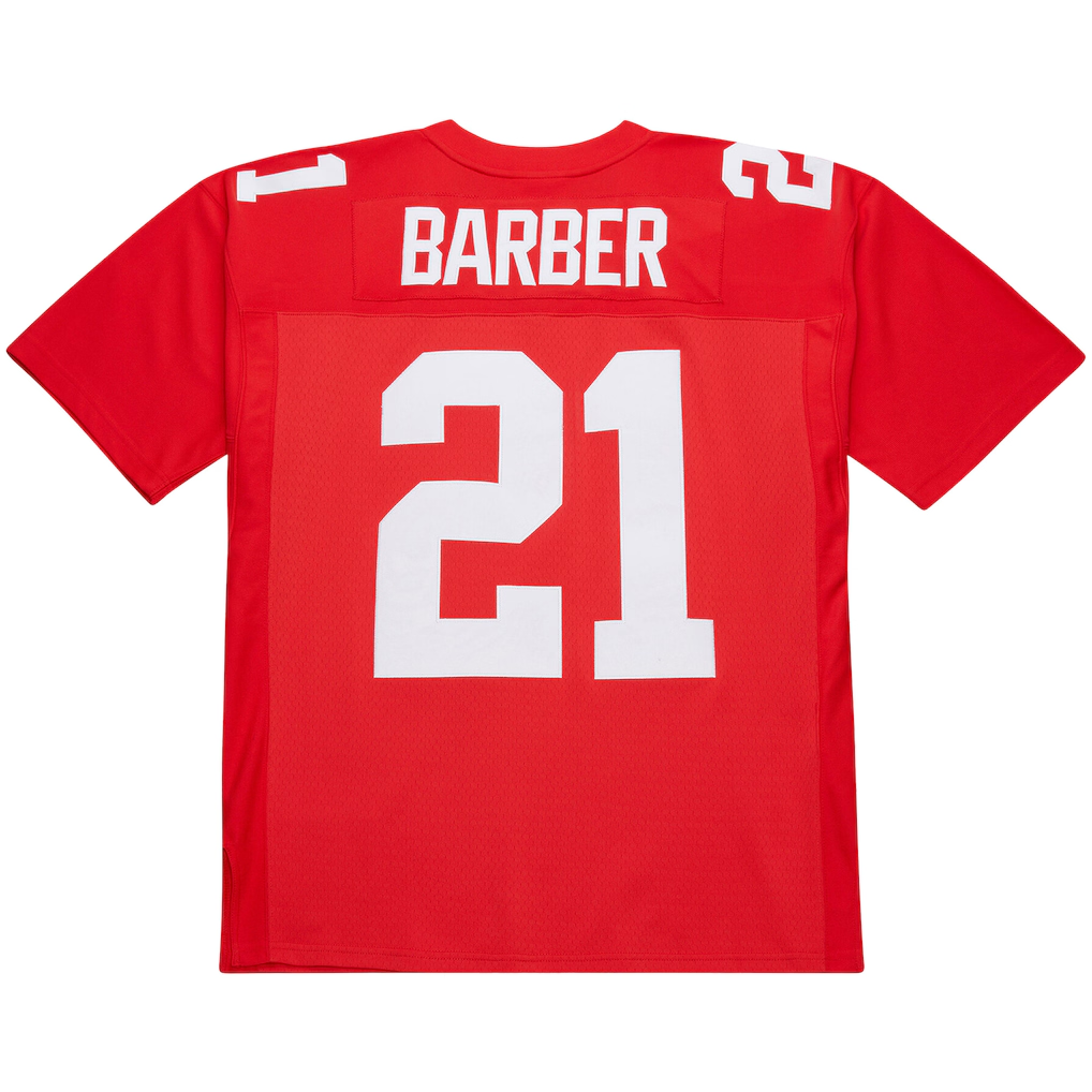 My Store NY.Giants #21 Tiki Barber Mitchell & Ness Red 2004 Legacy Replica Puhic Stitched Jerseys