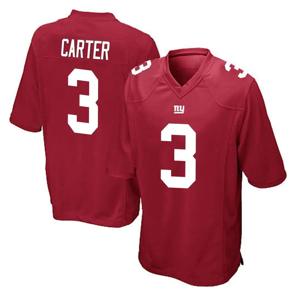 My Store NY.Giants #3 Abdul Carter Player Red Home Game Stitched Jerseys
