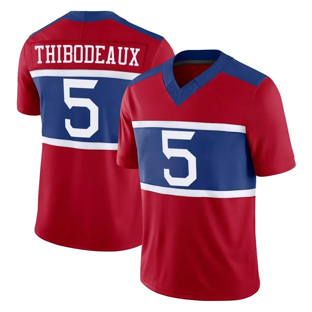 My Store NY.Giants #5 Kayvon Thibodeaux Player Red Century Vapor F.U.S.E. Home Game Stitched Jerseys