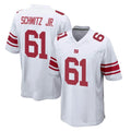 My Store NY.Giants #61 John Michael Schmitz Jr. Player White Home Game Stitched Jerseys