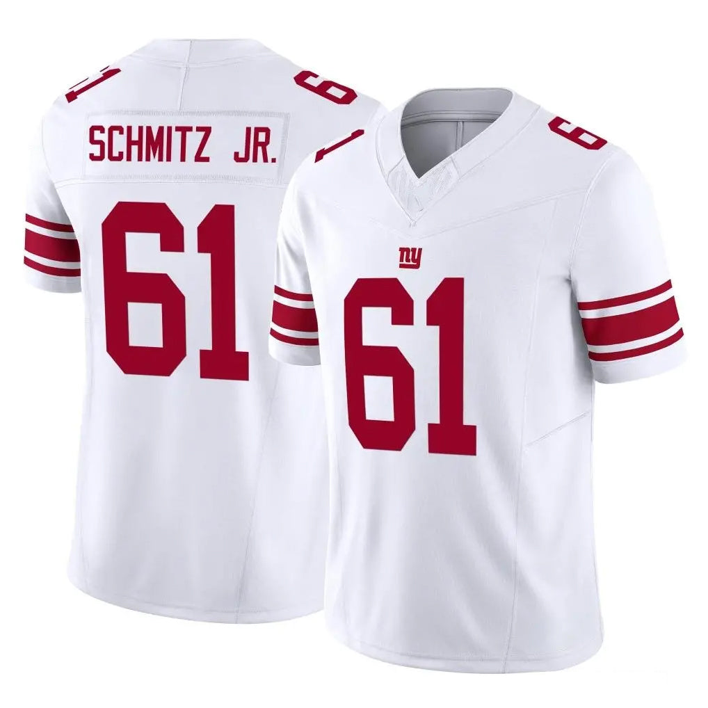My Store NY.Giants #61 John Michael Schmitz Jr. Player White Limited Vapor F.U.S.E. Home Game Stitched Jerseys