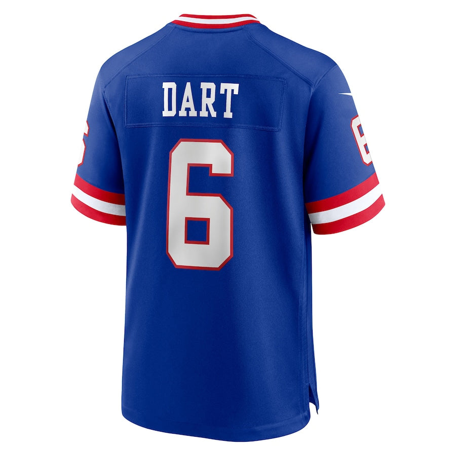 My Store NY.Giants #6 Jaxson Dart Player Royal Alternate Classic Game Stitched Jerseys
