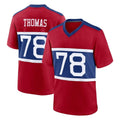 My Store NY.Giants #78 Andrew Thomas Player Red Century Home Game Stitched Jerseys
