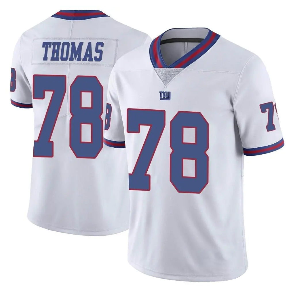 My Store NY.Giants #78 Andrew Thomas Player White Color Rush Home Game Stitched Jerseys