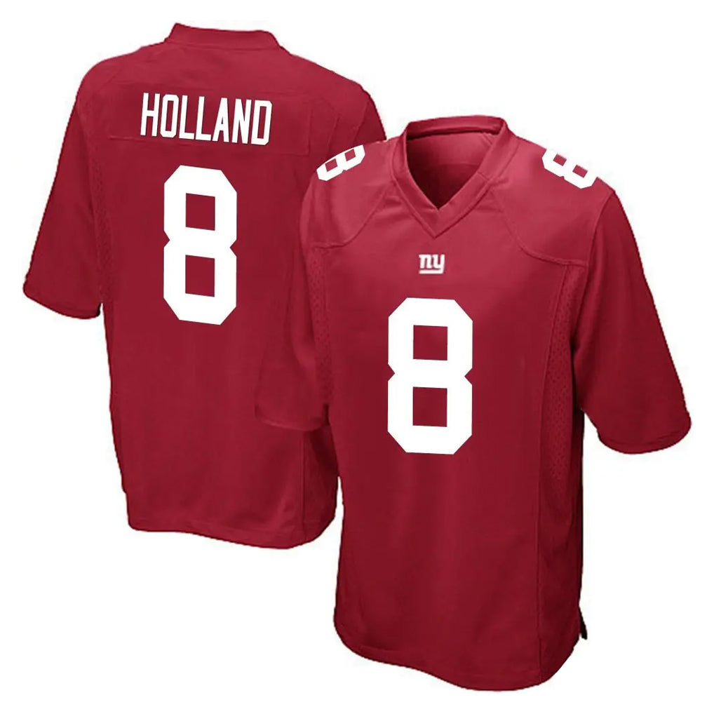 My Store NY.Giants #8 Jevon Holland Player Red Home Game Stitched Jerseys