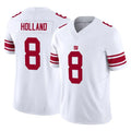 My Store NY.Giants #8 Jevon Holland Player White Limited Vapor F.U.S.E. Home Game Stitched Jerseys