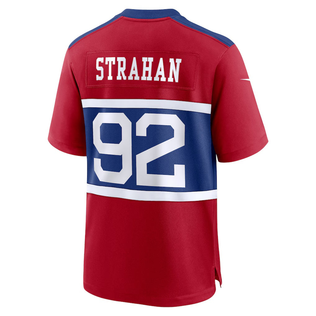 My Store NY.Giants #92 Michael Strahan Century Red Alternate Retired Player Game Stitched Jerseys