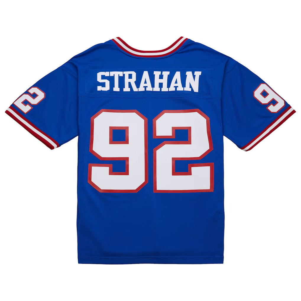 My Store NY.Giants #92 Michael Strahan Mitchell & Ness Royal 1993 Legacy Replica Stitched Jerseys