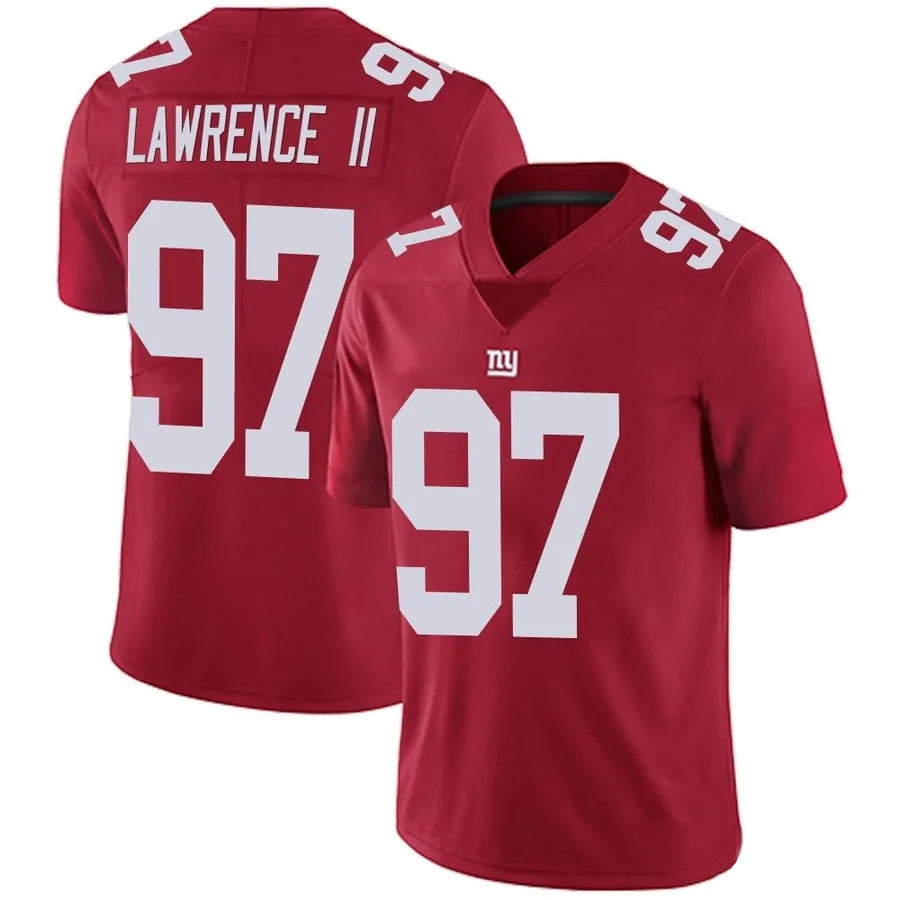 My Store NY.Giants #97 Dexter Lawrence II Player Vapor Red Limited Stitched Jerseys