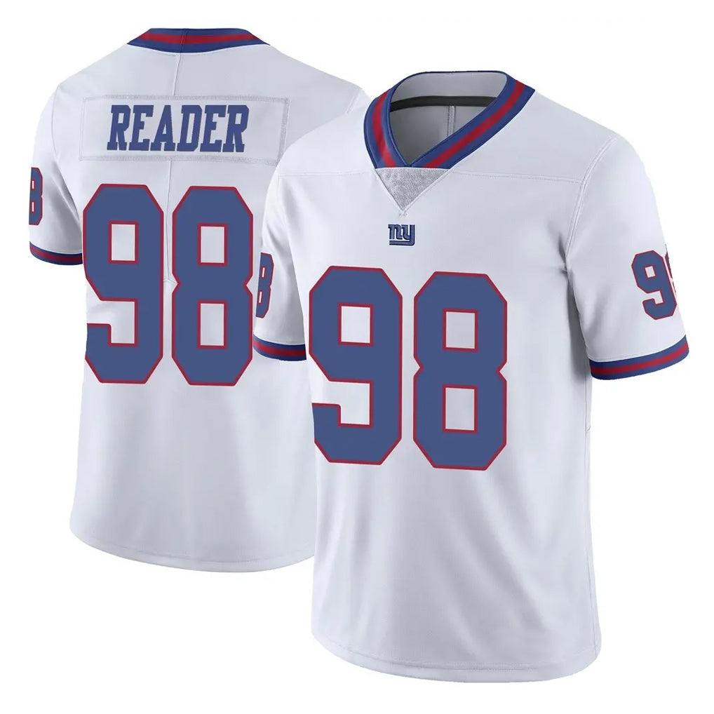 My Store NY.Giants #98 DJ Reader Player White Color Rush Home Game Stitched Jerseys