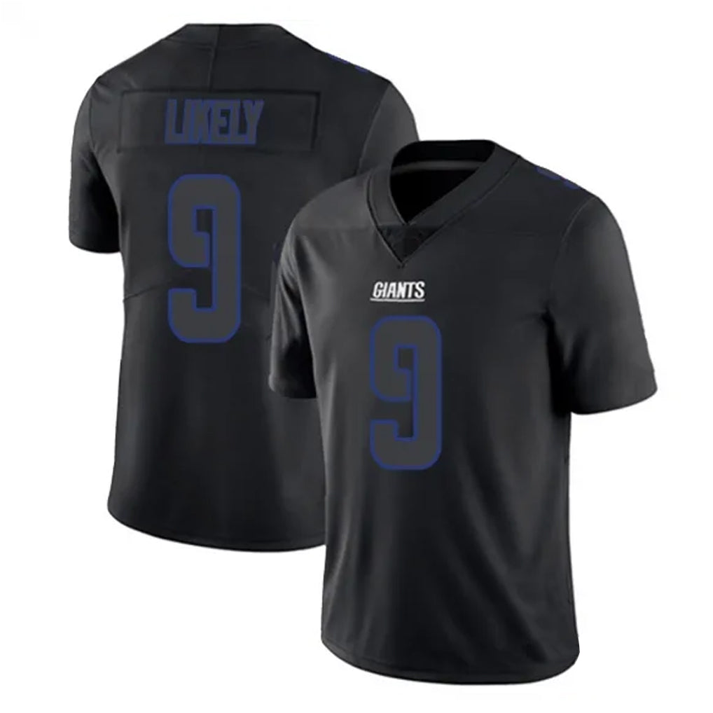 My Store NY.Giants #9 Lsaiah Likely Player Black Impact Limited Home Game Stitched Jerseys