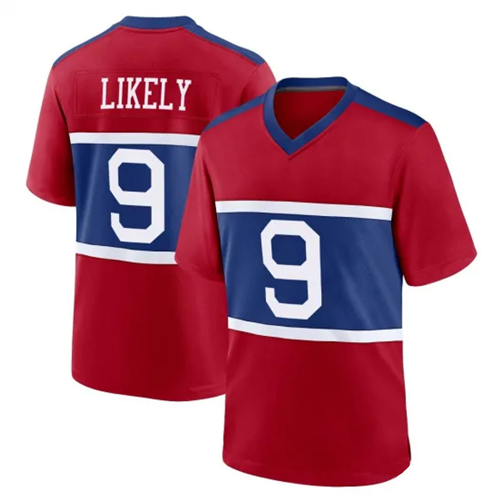 My Store NY.Giants #9 Lsaiah Likely Player Red Century Home Game Stitched Jerseys