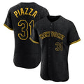 My Store NY.Mets #31 Mike Piazza Player Black Snake Skin City Home Limited Elite Stitched Jerseys