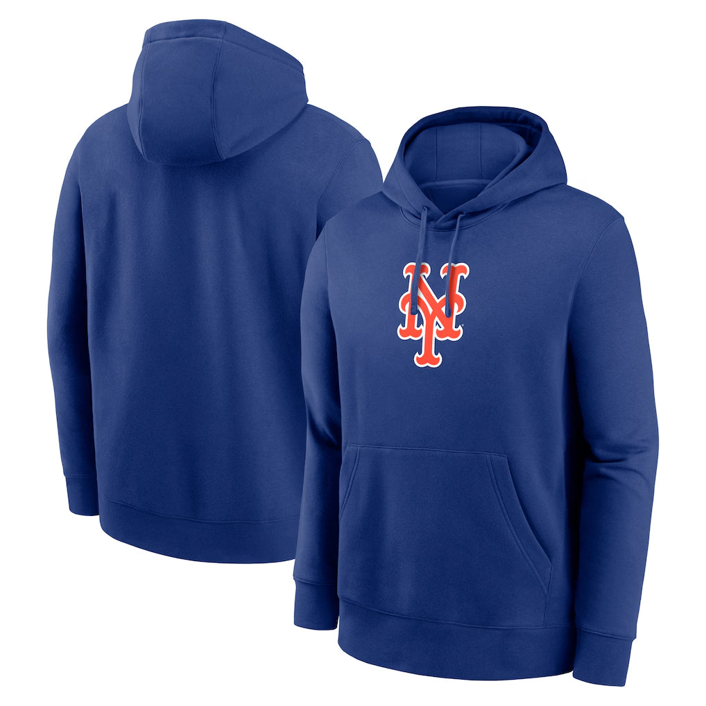 My Store NY.Mets ## Mets Blank Player Royal Logo Club Fleece Hoodie Home Stitched Jerseys