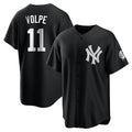 My Store NY.Yankees #11 Anthony Volpe Player Black Game Stitched Jerseys