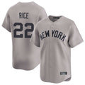 My Store NY.Yankees #22 Ben Rice Player Gray Limited Home Stitched Jerseys