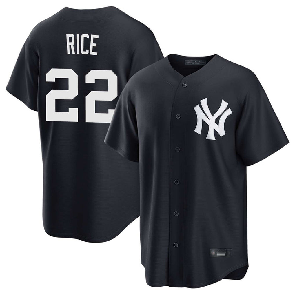 My Store NY.Yankees #22 Ben Rice Player Navy Game Home Stitched Jerseys