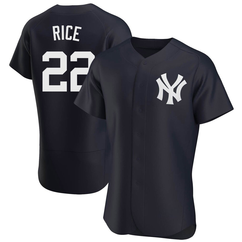 My Store NY.Yankees #22 Ben Rice Player Navy Limited Elite Home Stitched Jerseys