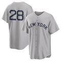 My Store NY.Yankees #28 Austin Wells Player Gray Field of Dreams Game Stitched Jerseys