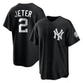 My Store  NY.Yankees #2 Derek Jeter Player Black Game Stitched Jerseys