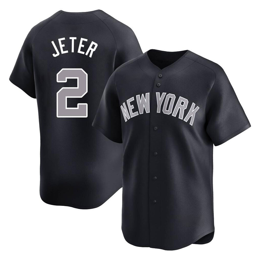 My Store  NY.Yankees #2 Derek Jeter Player Navy Limited Home Stitched Jerseys