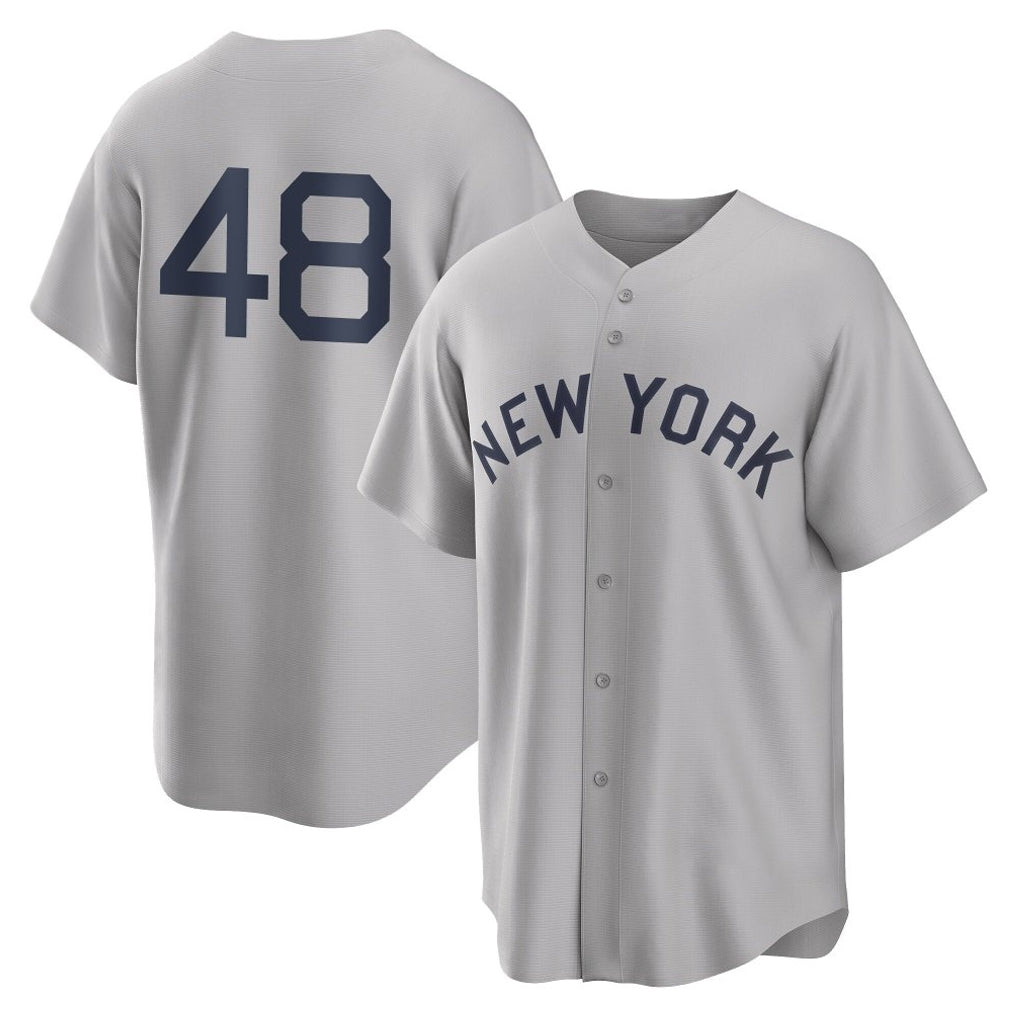 My Store NY.Yankees #48 Paul Goldschmidt Player Gray Field of Dreams Game Stitched Jerseys
