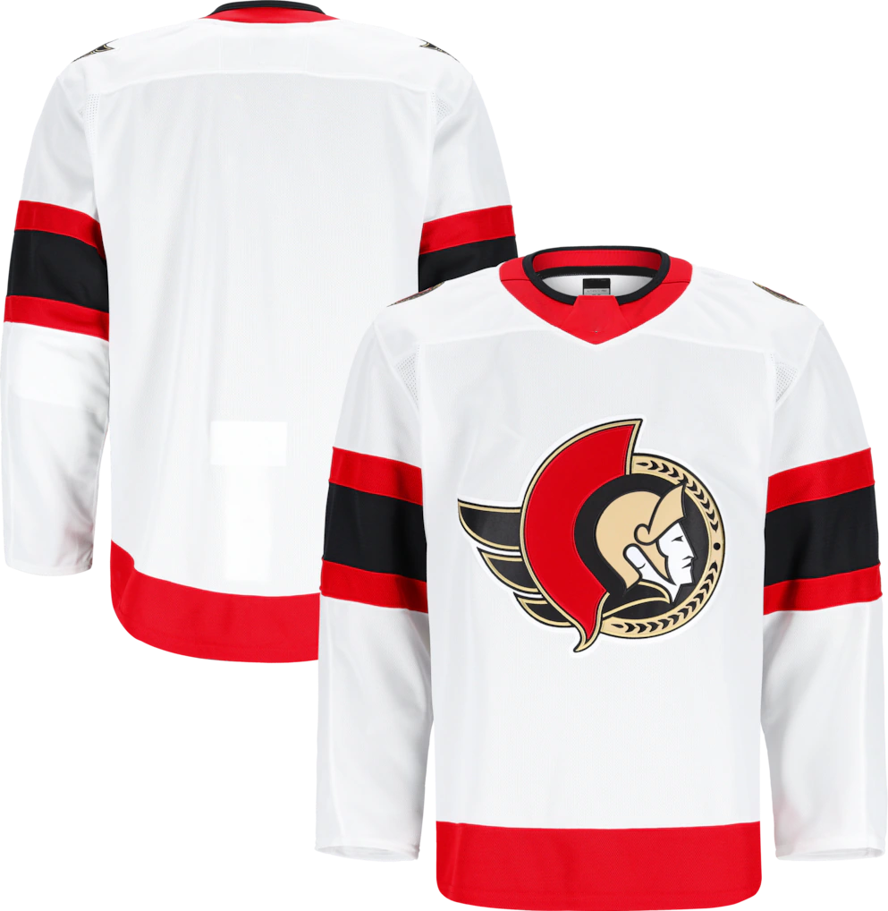 My Store O.Senators White Away Authentic Pro Jerseys