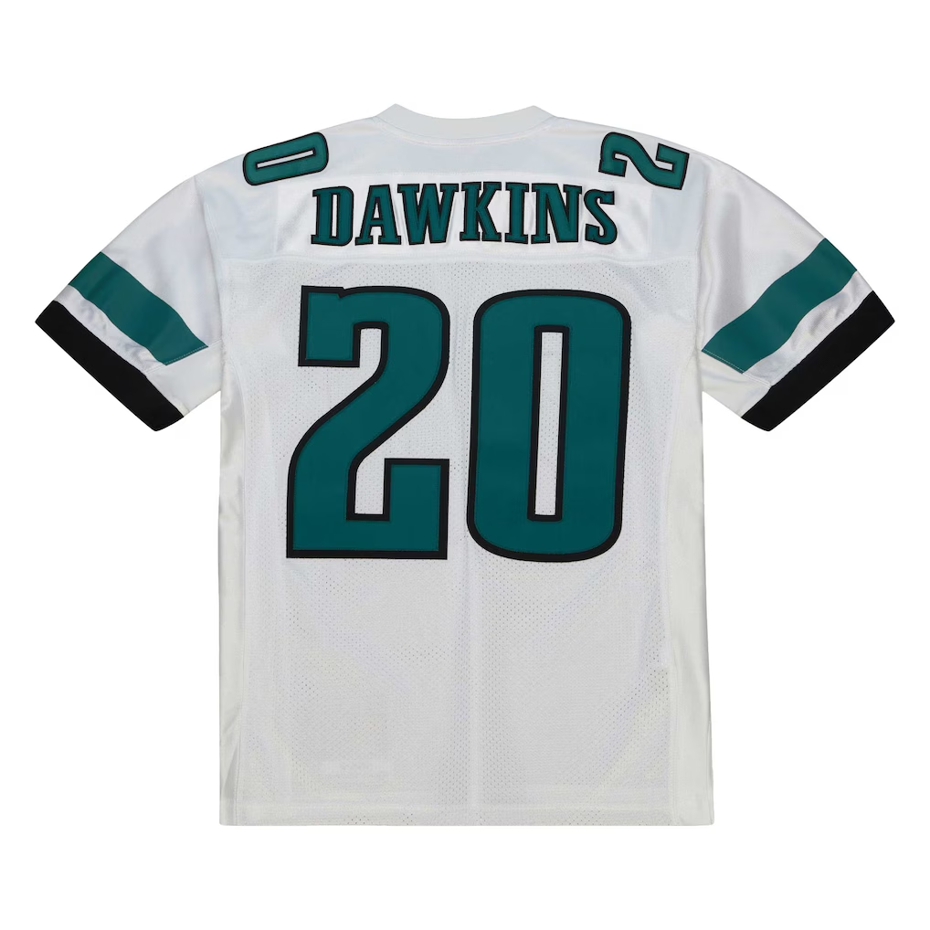 My Store P.Eagles 1996 #20 Brian Dawkins Mitchell & Ness White Authentic Throwback Retired Player Puhic Stitched Jerseys