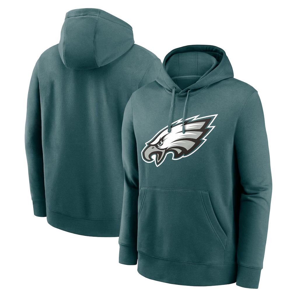 My Store P.Eagles Midnight Green Performance Pullover Hoodies Home Game Blank Player Stitched Jerseys