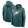 My Store P.Eagles Midnight Green Performance Pullover Hoodies Home Game Blank Player Stitched Jerseys