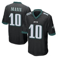 My Store P.Eagles #10 Braden Mann Player Black Home Game Stitched Jerseys
