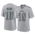My Store P.Eagles #10 Braden Mann Player Gray Atmosphere Fashion Home Game Stitched Jerseys