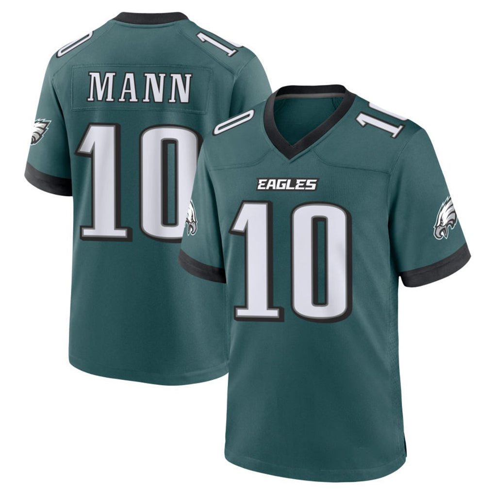 My Store P.Eagles #10 Braden Mann Player Green Home Game Stitched Jerseys