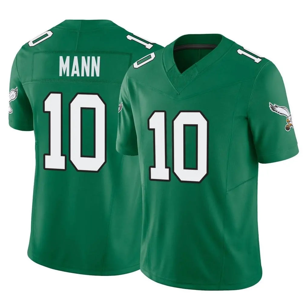 My Store P.Eagles #10 Braden Mann Player Green Kelly Alternate Vapor F.U.S.E. Home Game Stitched Jerseys