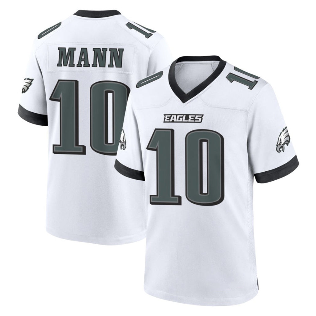 My Store P.Eagles #10 Braden Mann Player White Game Home Stitched Jerseys