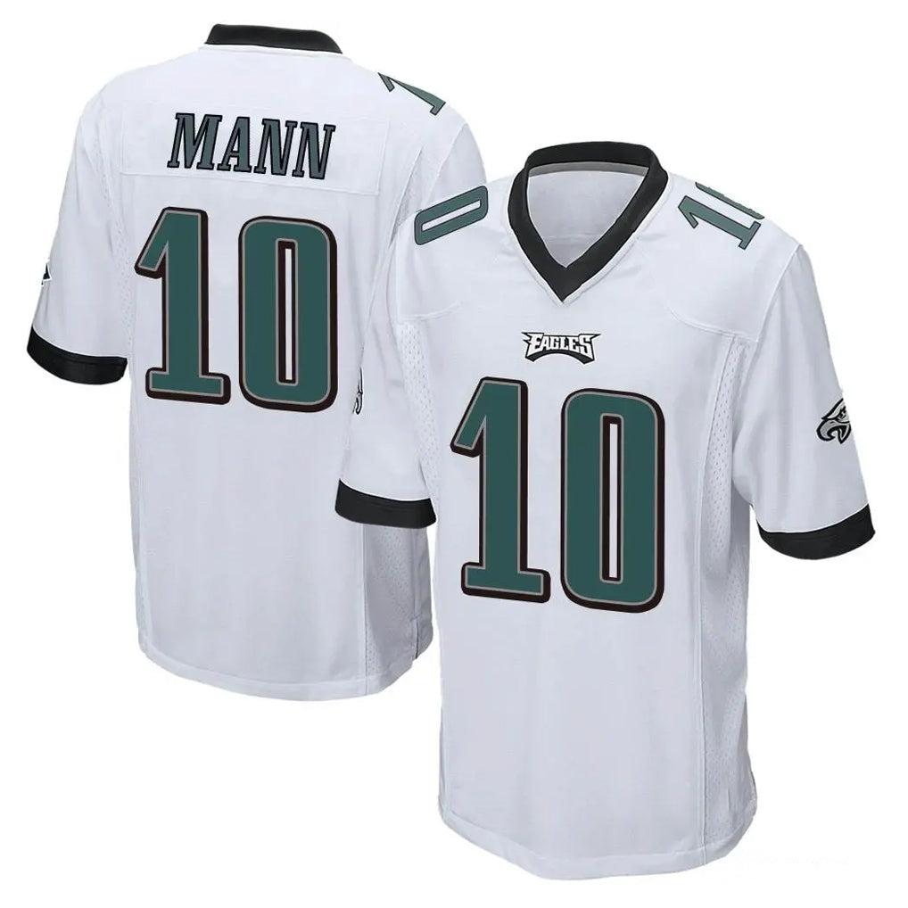 My Store P.Eagles #10 Braden Mann Player White Home Game Stitched Jerseys