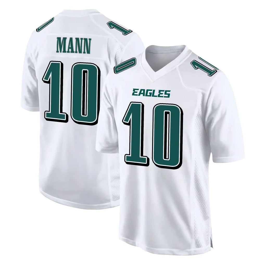 My Store P.Eagles #10 Braden Mann Player White Tundra Fashion Home Game Stitched Jerseys
